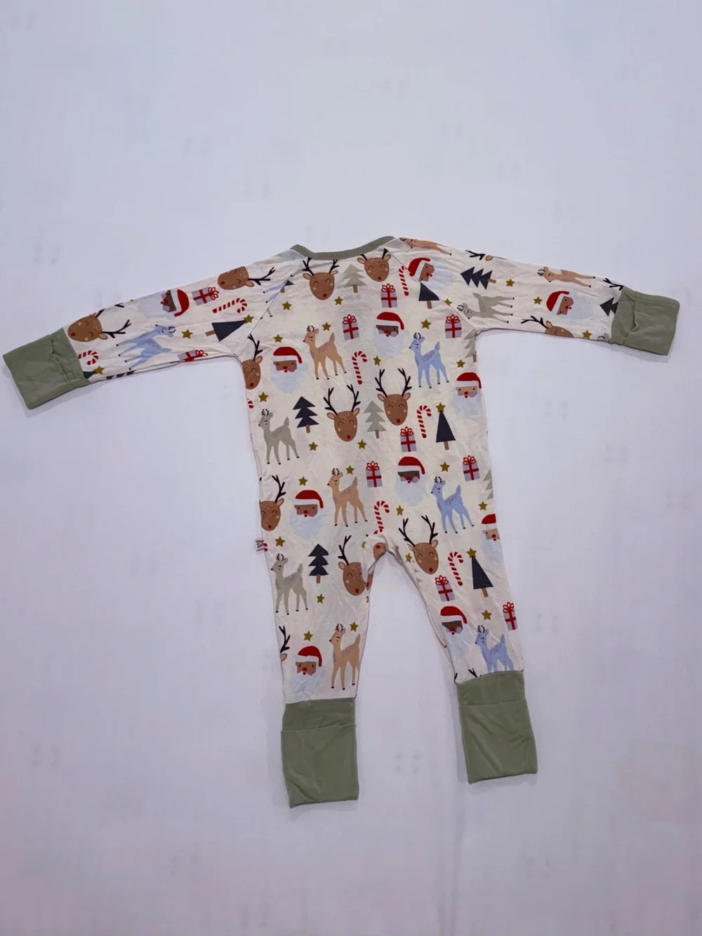 Baby Matching Bamboo Holiday Christmas Pajama Set